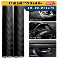 Carbon matte/Carbon 3D / Sticker Carbon Length 3 Meters Carbon Fiber Sticker