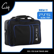 PS5 Nylon Carry Case Travel Bag PS5 Slim Travel Storage bag Support for PS5 Disk/Digital Edition