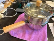 電磁爐專用‼️18cm 日本不銹鋼連蒸鍋