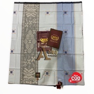 SARUNG BHS EXCELLENT SONGKET PUTIH ABU