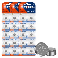 PKCELL 30Pcs LR41 Battery AG3 L736 LR736 SR41 392 384 1.5V Alkaline Battery for Thermometer
