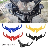 For Honda CBR 150 V2 Winglet Motorcycle Front Fairing Aerodynamic Lower Cover Protector Guard Wing C