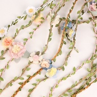 Bohemian Flower Rattan Headband Bridal Decoration