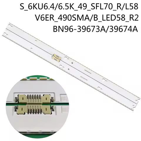LED Backlight For V6ER_490SMA_58LED_R2 490SMB UE49MU6472U UN49KU750D UN49KU700D UN49KU6400H UN49KU64