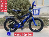 Xe Đạp Trẻ Em Thể Thao Có Giỏ và Gác baga Size 12-20 inch Mẫu Mới 2023 (2 đến 10 tuổi).