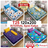 KATUN INTERNAL BEDSHEET 120x200 HEIGHT 25 cm INTERNAL SINGLE BEDSHEET/ COTTON BEDSHEET/ 120x200 HEIG