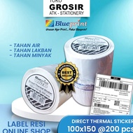 11 Stock READY 1x15 Receipt Shipping Label A6 Thermal Paper Sticker Barcode BLUEPRINT Lite 2Pcs Thermal Sticker