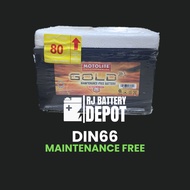 DIN66 MOTOLITE GOLD / DIN 66 MOTOLITE GOLD BATTERY