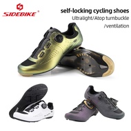 SIDEBIKE Self-locking Cycling Shoes Carbon Fiber Men's Sneakers Breathable Mtb Road Bike Shoes Outdoor Sports Bicycle Equipment