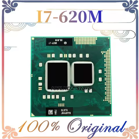 1pcs/lot Original New I7 620m cpu 4M/2.66GHz/3333 MHz/Dual-Core Laptop processor I7-620M Compatible 