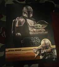 開封新淨 HOTTOYS STARWARS STAR WARS MANDALORIAN & THE CHILD DELUX VERSION 星球大戰 曼達 洛人TMS015  L020