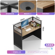 Modern Minimalist Office Desk Partition Combination Card Seat for 4 People Office Workbench Table Ch