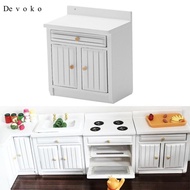 [Devoko] 1/12 Scale Dollhouse Miniature Furniture Kitchen Dining Room Cabinet Cupboard