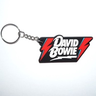 David Bowie Rubber Keychain