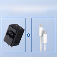 ชาร์จเร็ว GaN 65W ชาร์จแบบแสดงผลดิจิตอล 4 ช่อง USB สำหรับ iPhone 15 pro Max Apple 16 ชาร์จหัวชาร์จแบ