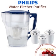 PHILIPS Water Pitcher Purifier 3L Jug + Filter Cartridge - AWP2921 / Filter Cartridge 3ea - AWP201