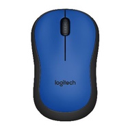 Logitech 羅技 M221靜音無線滑鼠(藍)