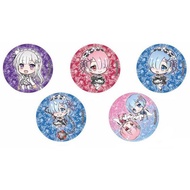 Re: From Zero Emilia & Rem Badge Q Version Laser Flash Film Tinplate 58mm Badge Re: Zero-Starting Li