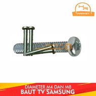 Samsung TV Bracket Bolts 55inch To 14in For TV Diameter Sizes M4 And M8