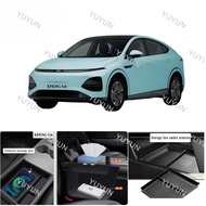 YY  Car Armrest storage box XPENG G6 Armrest Organizer box XPENG G6 Storage box under armrest Suitab