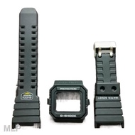 Casio G-Shock ✸☾☍() DW-D5500 ORIGINAL CASIO G-SHOCK BEZEL AND BAND. BLACK COLOUR. RESIN QUALITY.