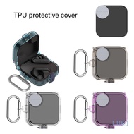 LIDU1 Headphone Clear Shockproof Housing Skin-friendly Cover for CMF Buds 2 Washable Shell Protector