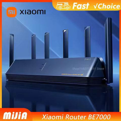 New XIAOMI Router BE7000 Tri-Band WiFi Repeater VPN 1GB Mesh USB 3.0 4 X 2.5G Ethernet Ports Modem S