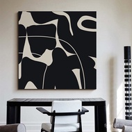 Domain See Living Room Geometric Paintings Murals Entrance B & B Background Wall Abstract Decorative