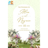 Kad Kahwin Digital Readymade | Digital Wedding Card | Wedding E-Card By @TheJayWedCard | OUTDOOR