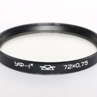 UF-1x UV-1x 72mm 紫外線鏡頭濾鏡 72x0.75 蘇聯 KMZ
