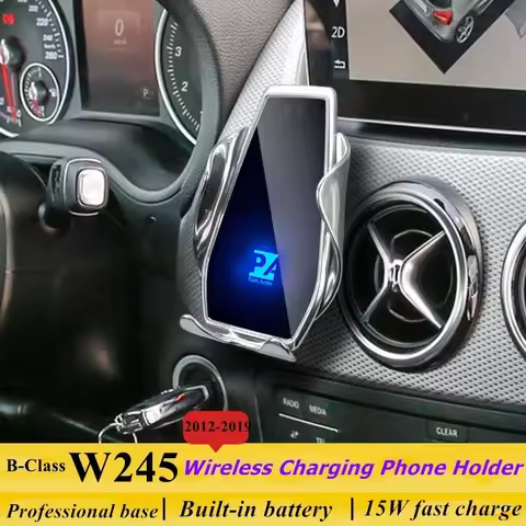 2012-2019 For Mercedes Benz B Class W245 W246 W242 Phone Holder Wireless Charger B180 B200 B250 Car 