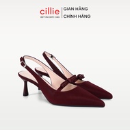 Cillie Slingback Women's Party High Heels Pointed Toe Elegant Luxury Wear Shoes CNY CG46