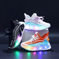 Babyfit [size 21-30] MENTARI light-up shoes for girls and boys, stretchy knit model, fashion sneaker
