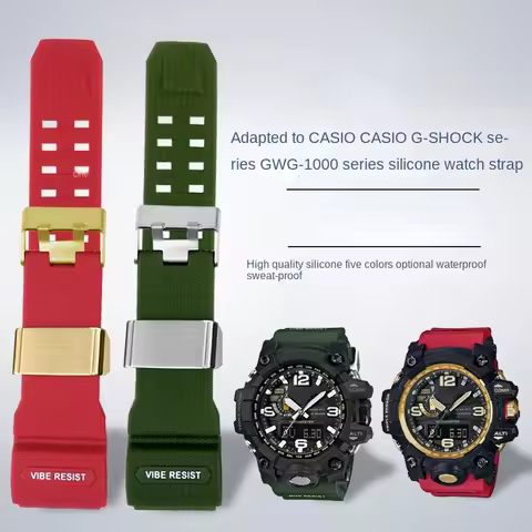 Resin watchband for Casio G-Shock big mud king GWG-1000-1A/A3/1A1 GB/GG series Sport soft silicone r