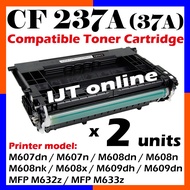 2x CF237A Compatible TO-HP 37A HP37A CF 237A LaserJet Enterprise M607 M608 M609 MFP M632 M633 M607dn