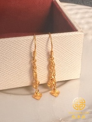 Double Love Earrings Gold 916 Anting-Anting Cangkuk Pintal Hati Emas 916 千秋扭转爱心耳饰 YHH