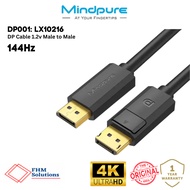 Mindpure DP001 Displayport Cable 4K 60Hz DP to DP Cable 1.2 4K (3840x2160, Ultra HD)