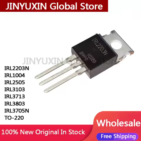 10PCS IRL2203N TO-220 IRL1004 IRL2505 IRL3103 IRL3713 IRL3803 IRL3705N IRL3705 IRL2505PBF IRL3705NPB