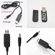 colorfulswallowfree USB To DC Power Cable 5V To 12V Boost Converter 8 Adapters USB To DC Jack Charging Cable For Wifi Router Mini Fan Speaker CCD