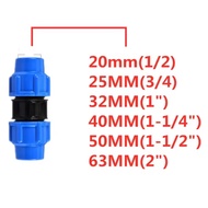 PE pipe fittings PE pipe quick joint pipe fittings tap pipe direct 20/25/32/40/50/63mm Fast Joint