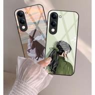 HP {F706} VIVO Y04 Glass Softcase - Casing VIVO Y04hp - VIVO Y04 Case NEW CAMERA PROTECTOR