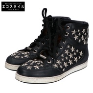 รองเท้าผ้าใบหุ้มข้อสูงประดับหมุดจาก Jimmy Choo ไซส์ 36