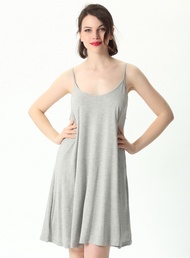 Tgrx ชุดเดรสชุดนอนสายเดี่ยวสปาเก็ตตี้หลวงขนาดใหญ่ขนาดใหญ่สำหรับผู้หญิงชุดนอนกระโปรงใส่นอนยาวชุด7XL 6