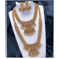 Indian matt finish  bridal set jewellery set