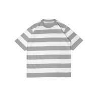 JB - Stripe T-Shirt Grey - Men's Oversized Striped T-Shirt