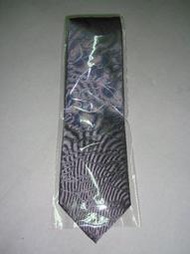 GUCCI  銀色絲質領帶