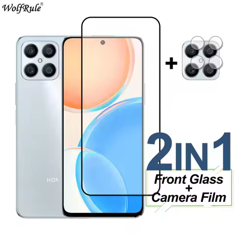 Full Cover Tempered Glass For Honor X8 X8a X6S X5 70 90 Lite Huawei Nova Y71 Y61 Y70 9 SE Screen Pro