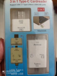Typec/micro usb/usb cardreader otg