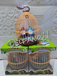 BRO1261 MAINAN BURUNG SANGKAR MUSIC happy bird ( SENSOR TEPUK TANGAN ) BRO 1261