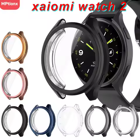 Case for Xiaomi Watch 2 Soft TPU Anti-Scratch Protector Shell All-around Bumper Protective Cover For